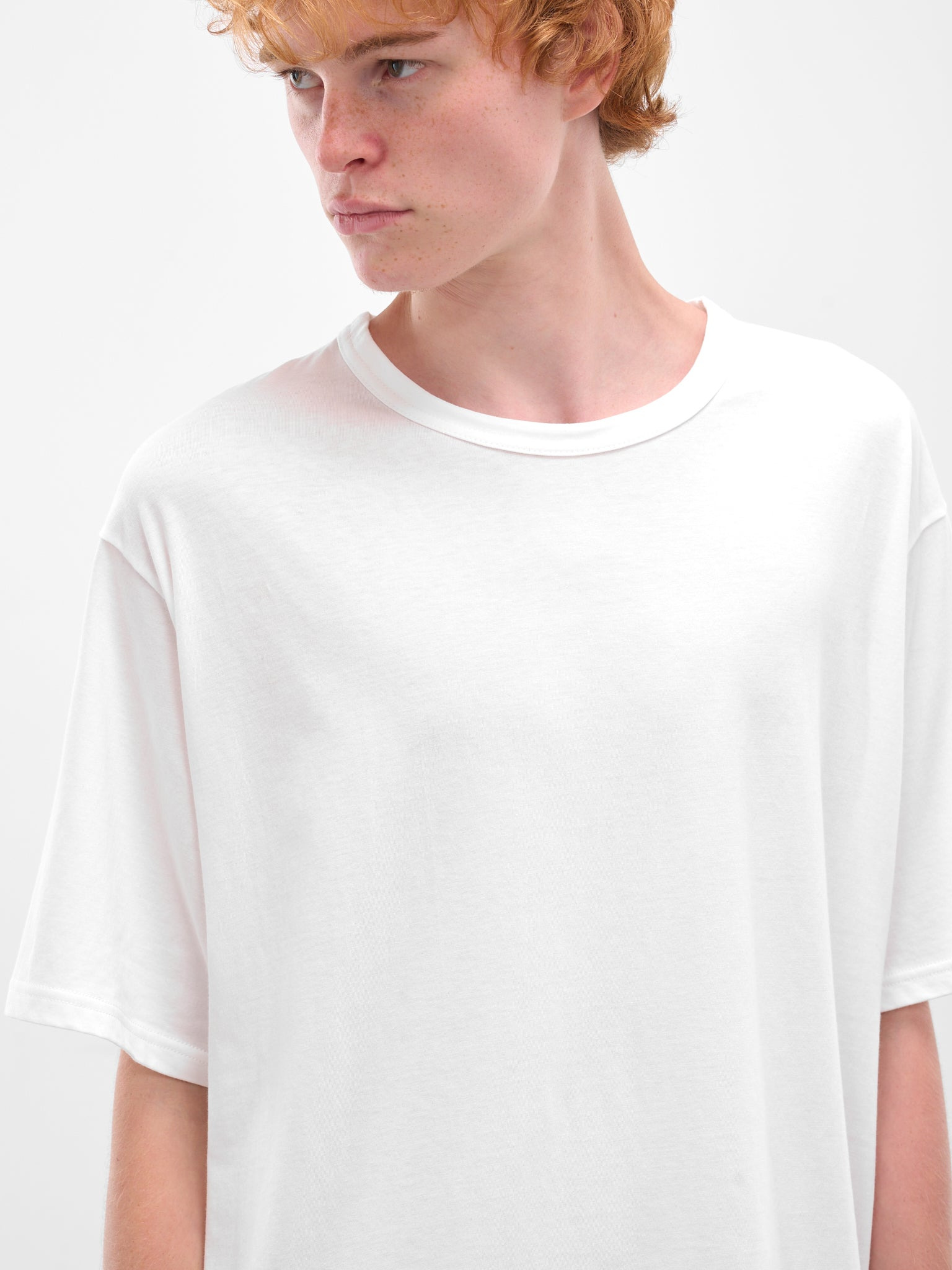 White Crewneck Tee - 5