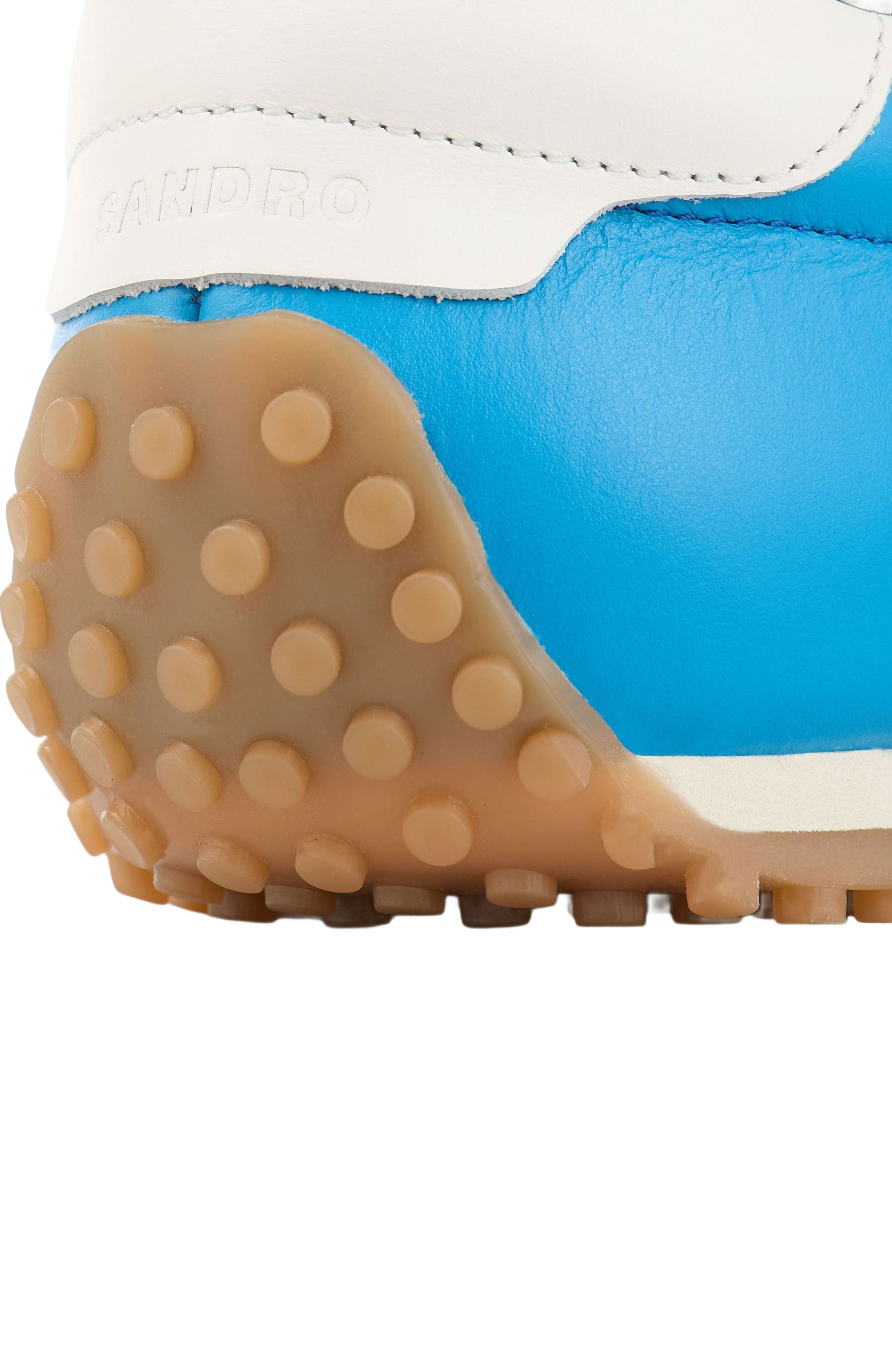 SANDRO Low-top trainers in Azur. at Nordstrom - 4