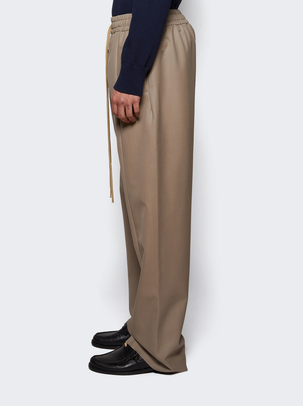 Center Seam Track Pant Dusty Beige - 3