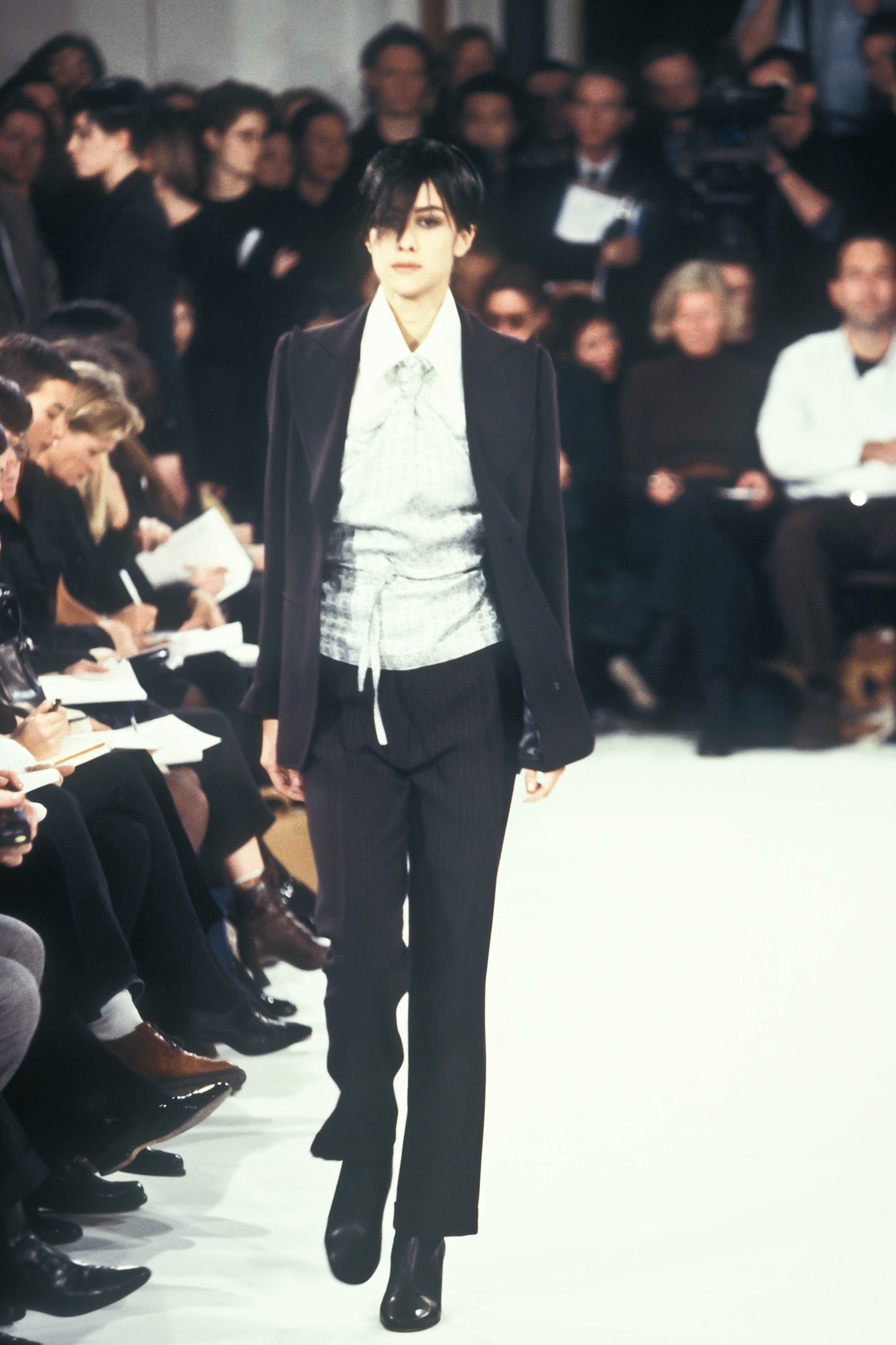 Ann Demeulemeester Fall 1995 Oversized Lapel Wool Blazer 38 - 2