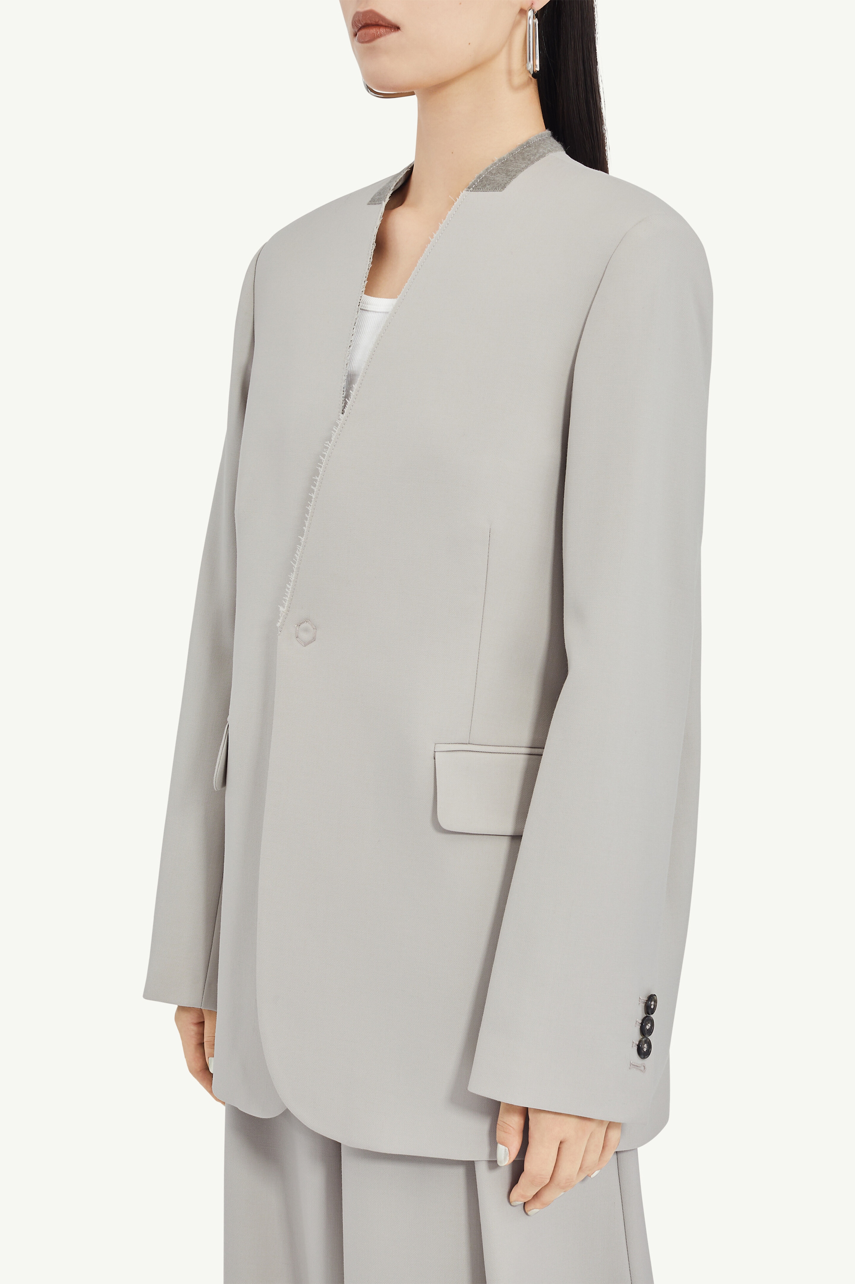 Padded Suit Jacket - 5
