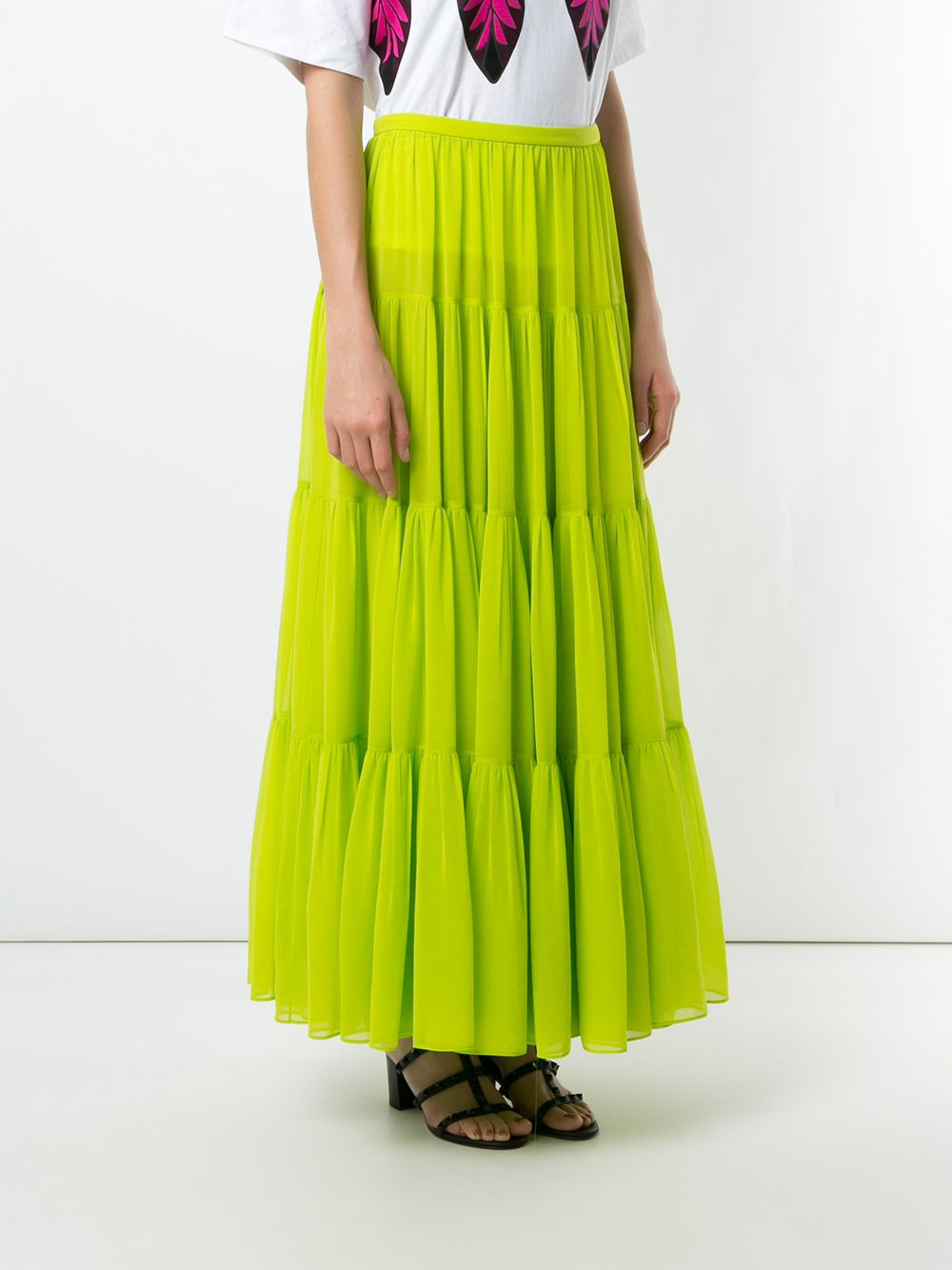 tiered maxi-skirt - 3