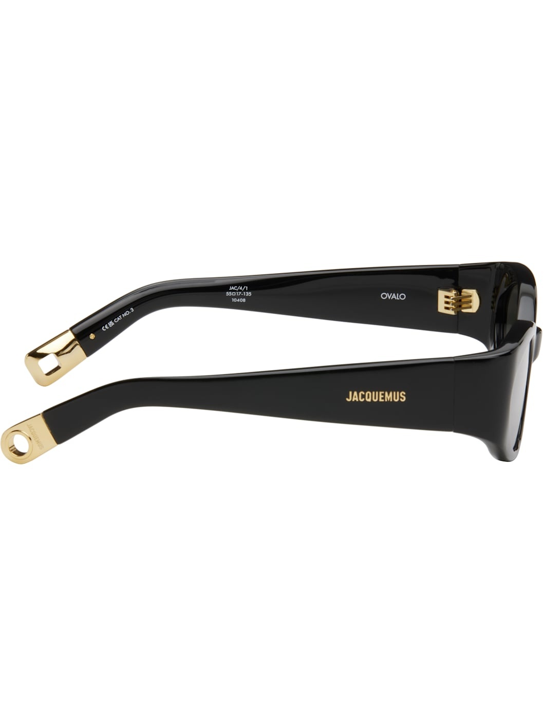 Black 'Les lunettes Ovalo' Sunglasses - 2
