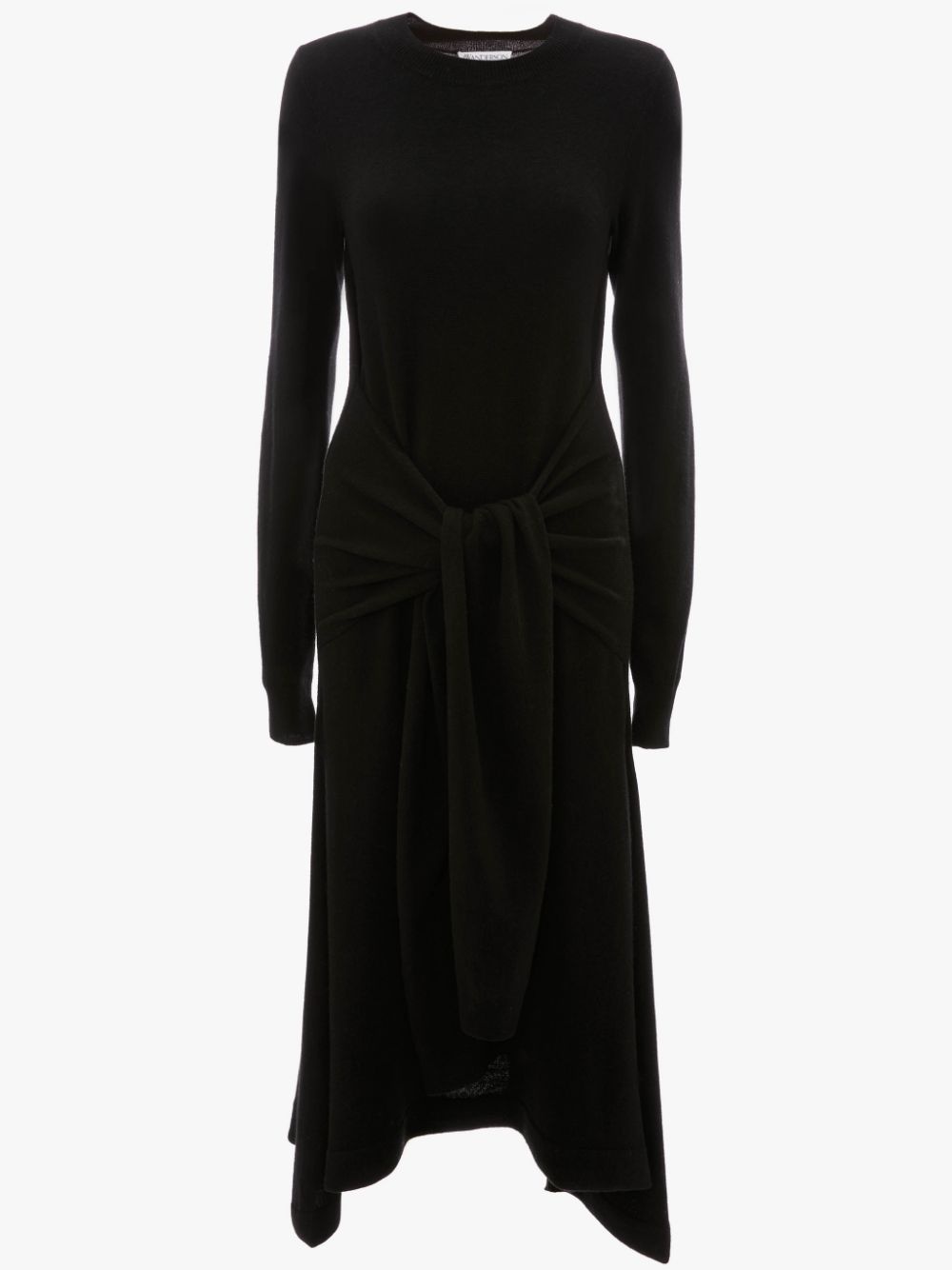WAIST TIE A-LINE DRESS - 1