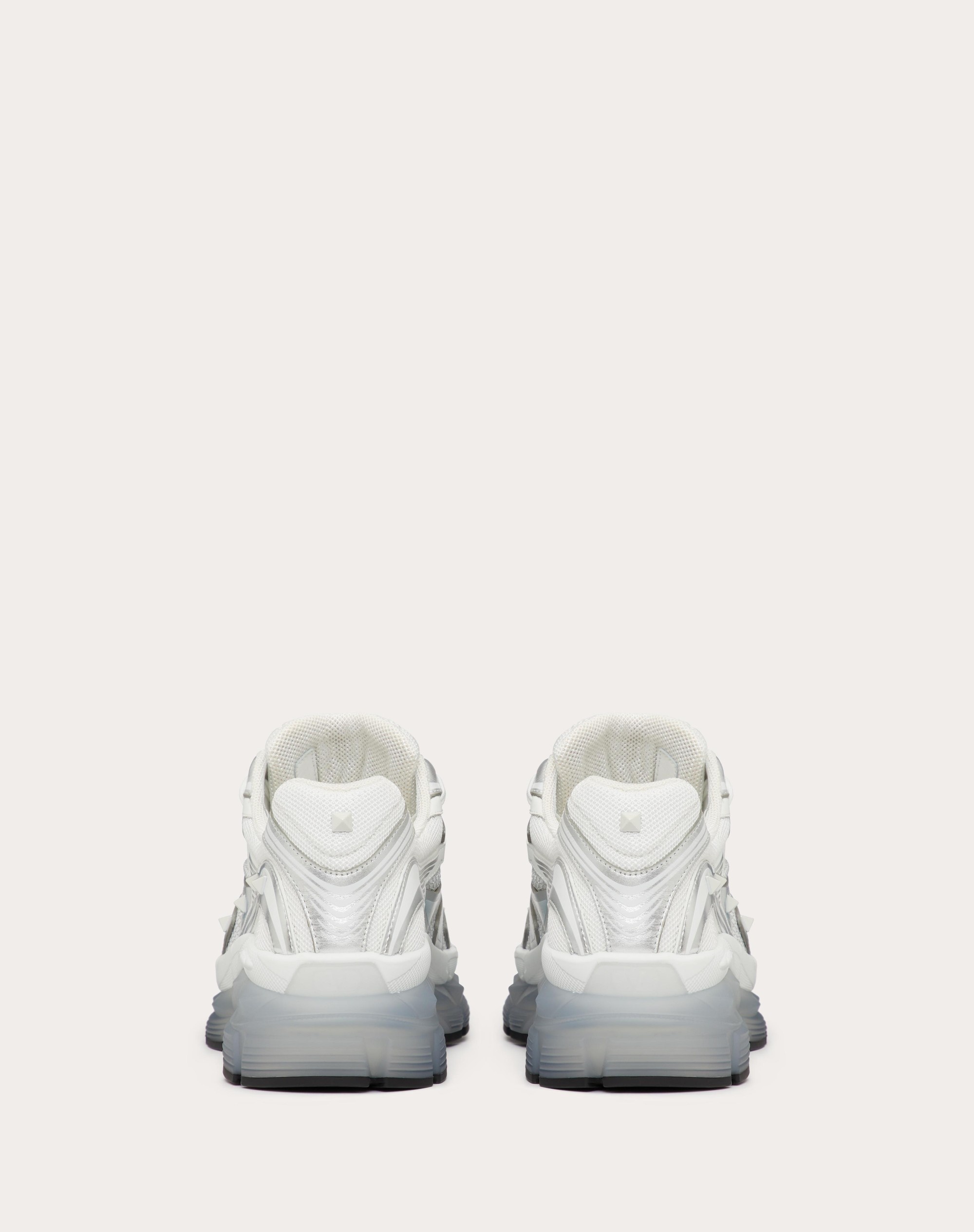 MS-2960 LOW-TOP SNEAKER IN FABRIC AND CALFSKIN - 3