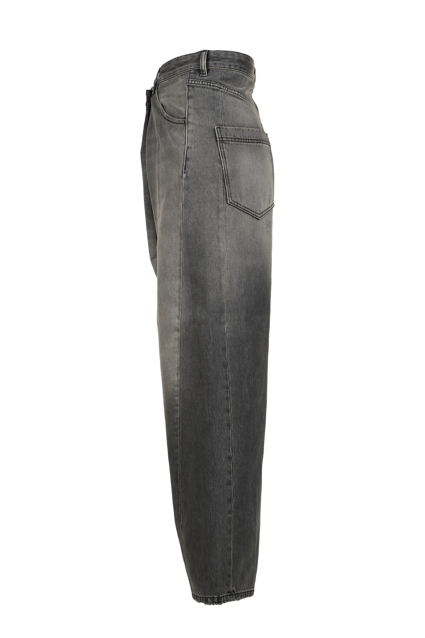 INED - FOLD OVER DENIM / BLK - 4