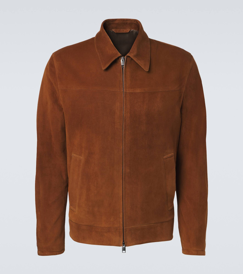 Suede blouson 1