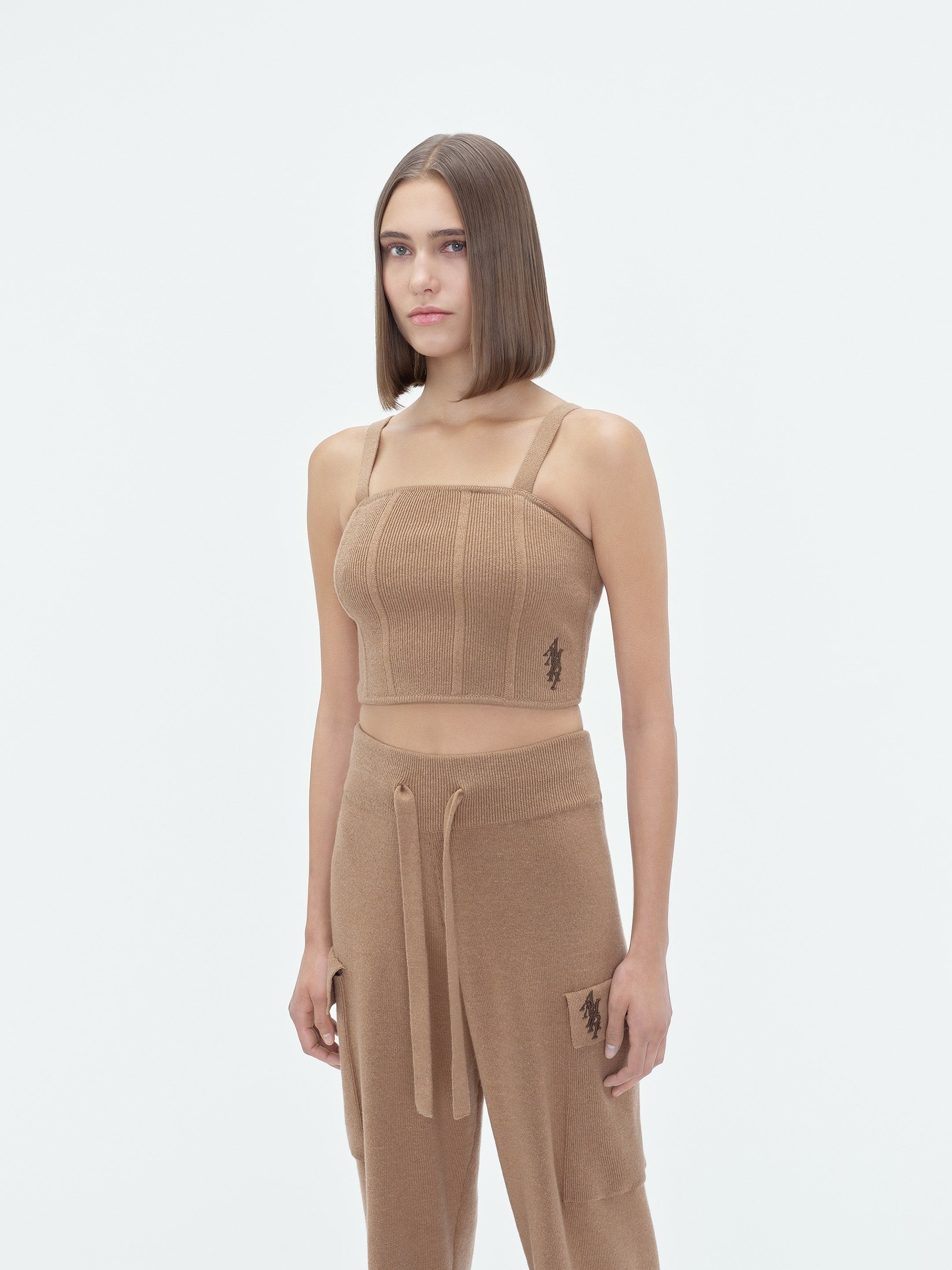 AMIRI STACK KNIT BUSTIER - 5