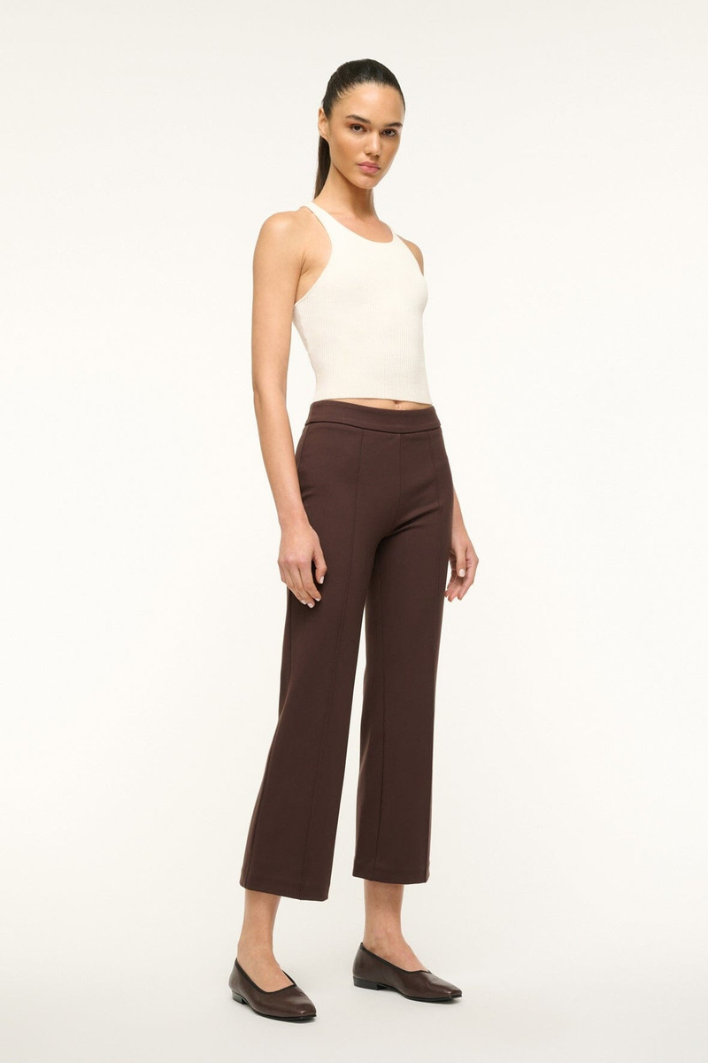 STAUD KNACK PANT DARK CHOCOLATE 3