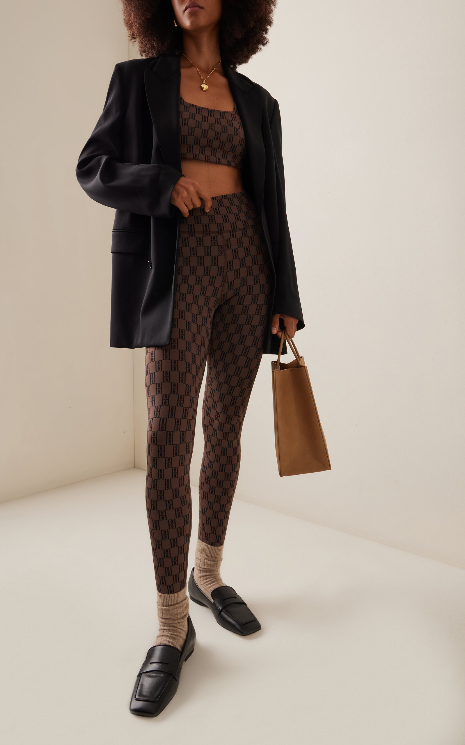 Braga Logo-Knit Crop Top brown - 3