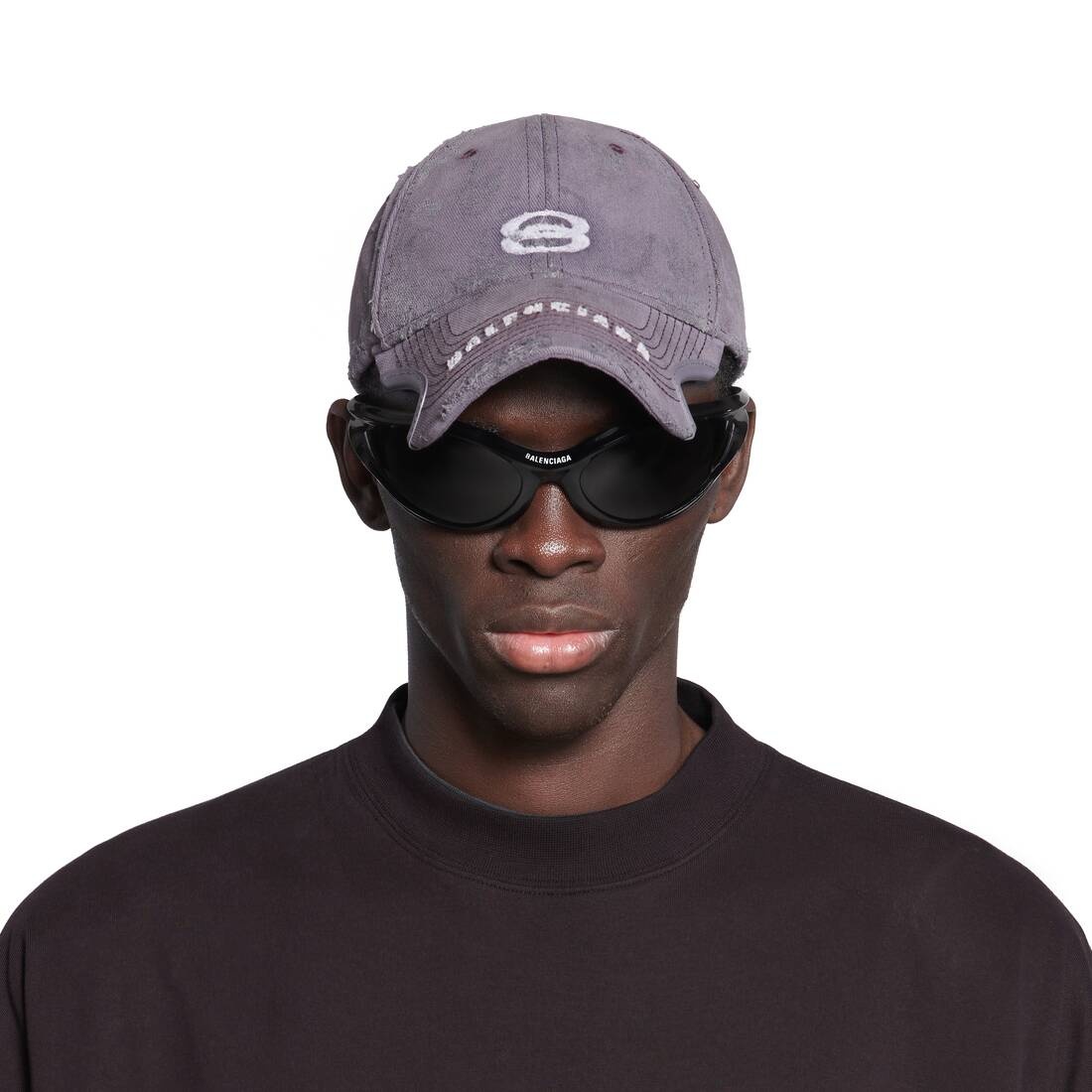 BALENCIAGA Unity Sports Icon Cap in Faded Purple | REVERSIBLE