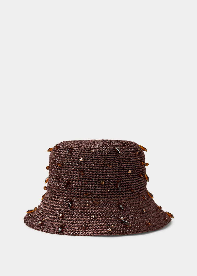 Beaded Crochet Cloche Hat 1