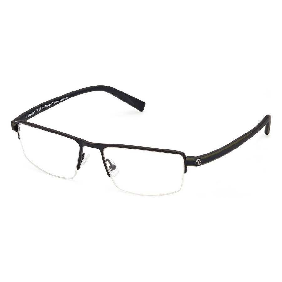Timberland Demo Rectangular Men's Eyeglasses TB1821 002 54 - 2