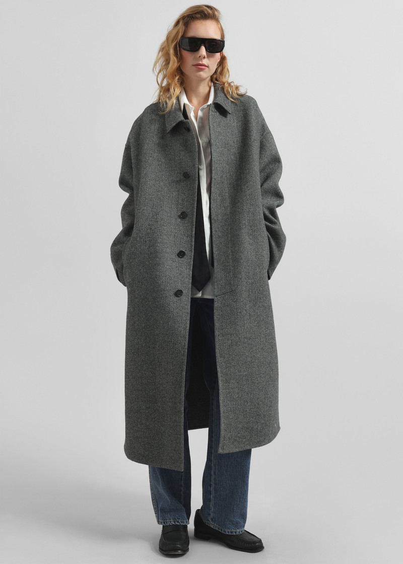Knole Wool Coat - Grey 9