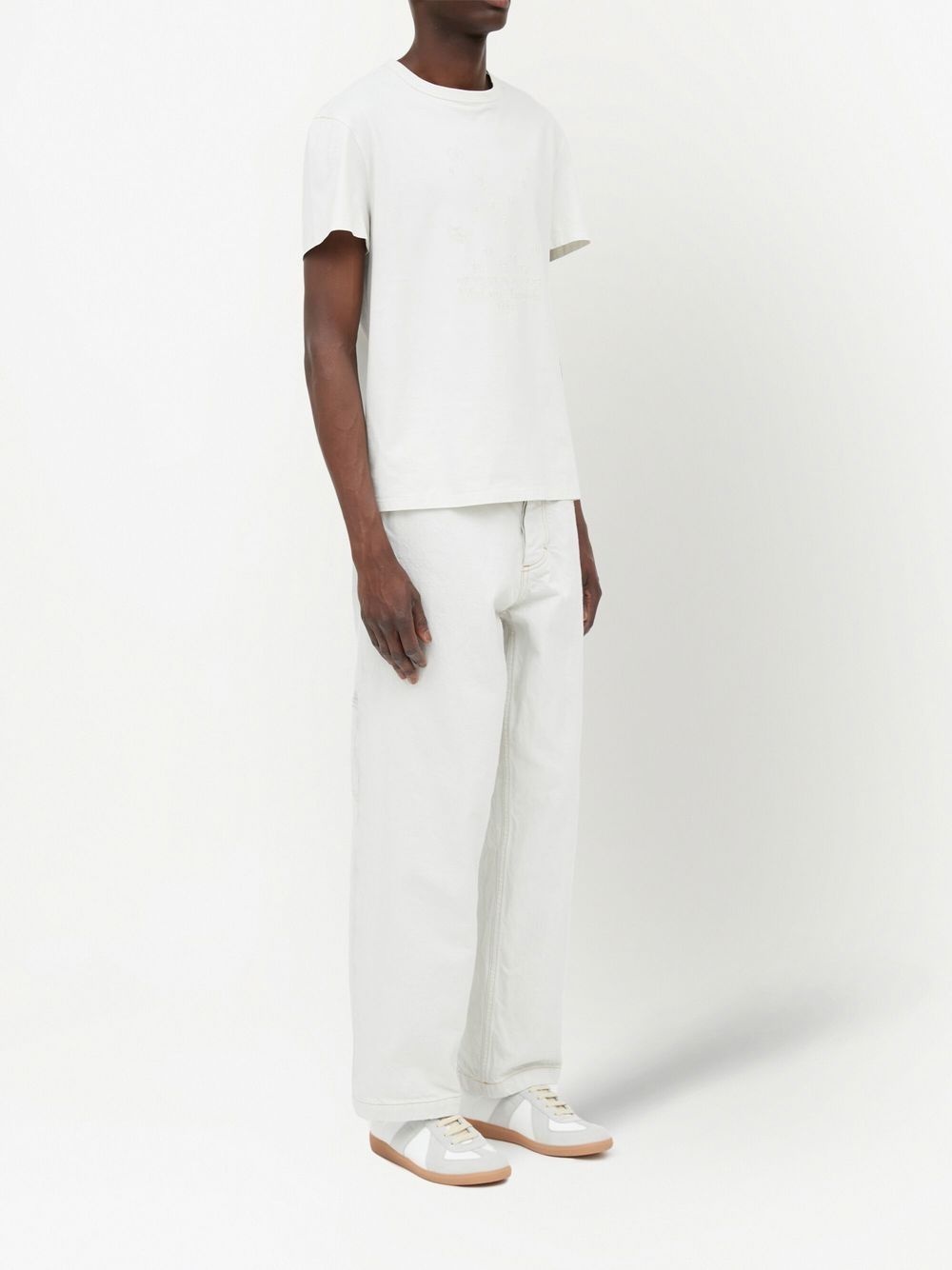 crew neck cotton T-shirt - 3