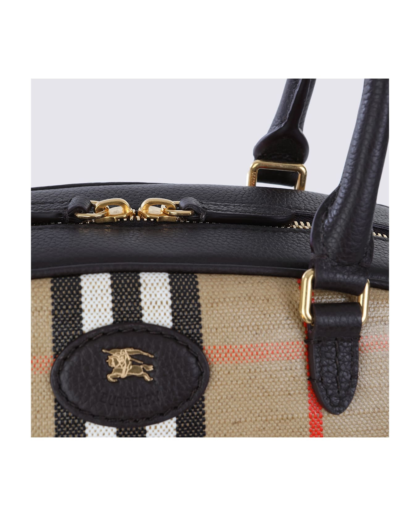 Brown Highland Bowling Top Handle Bag - 4