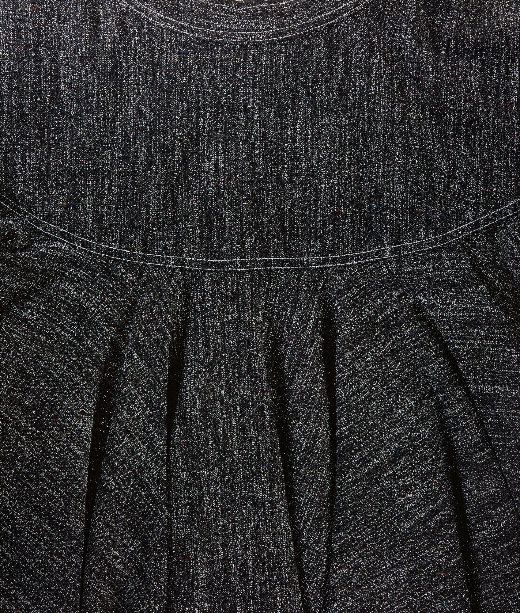Viscose And Silk A-Line Skirt - 7