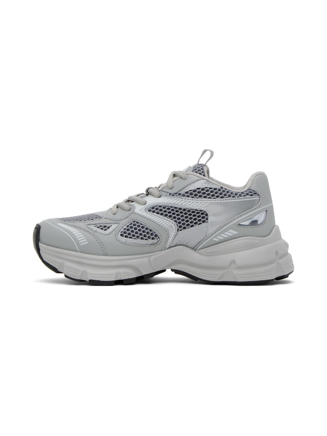 Gray & Silver Marathon Sneakers - 3