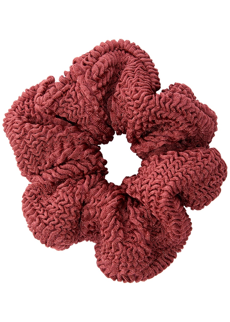 Hunza G Seersucker Scrunchie - 1