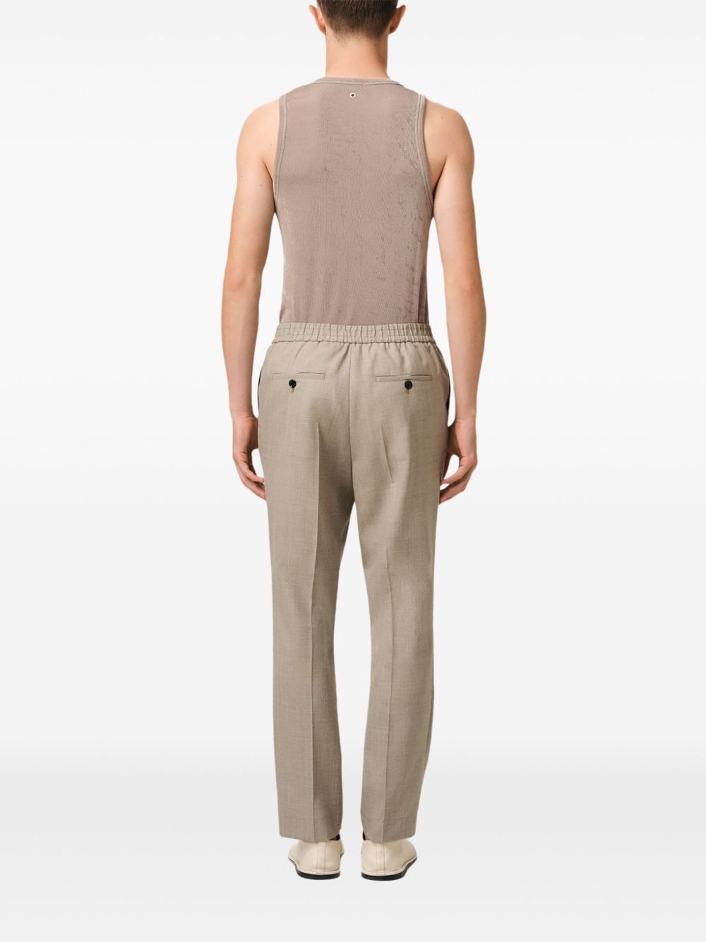 elasticated-waist trousers - 4