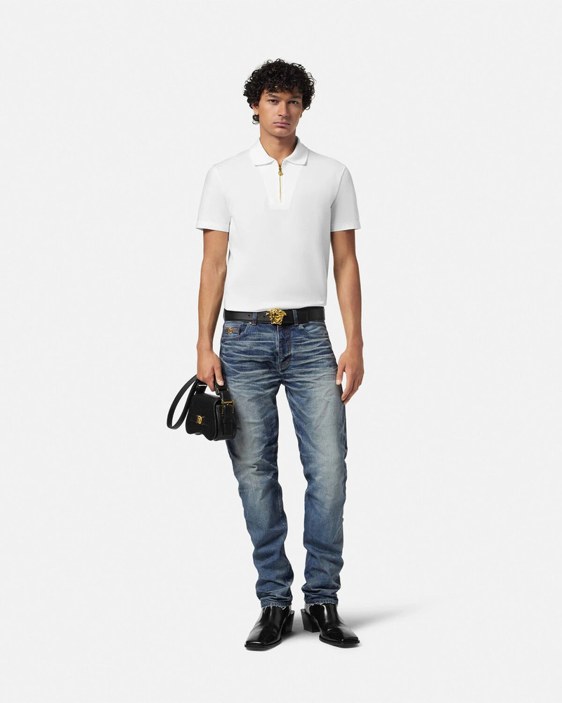 VERSACE Medusa Zip Polo outlook