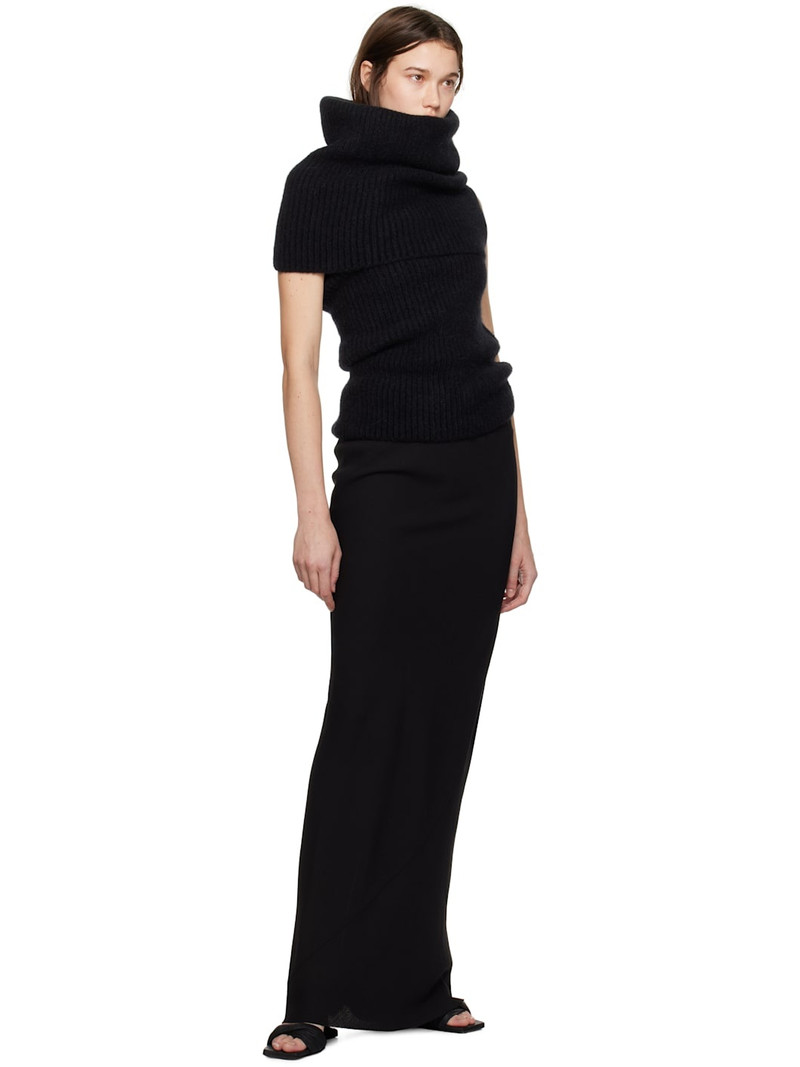 Rick Owens Black Porterville DBL Banded Turtleneck outlook