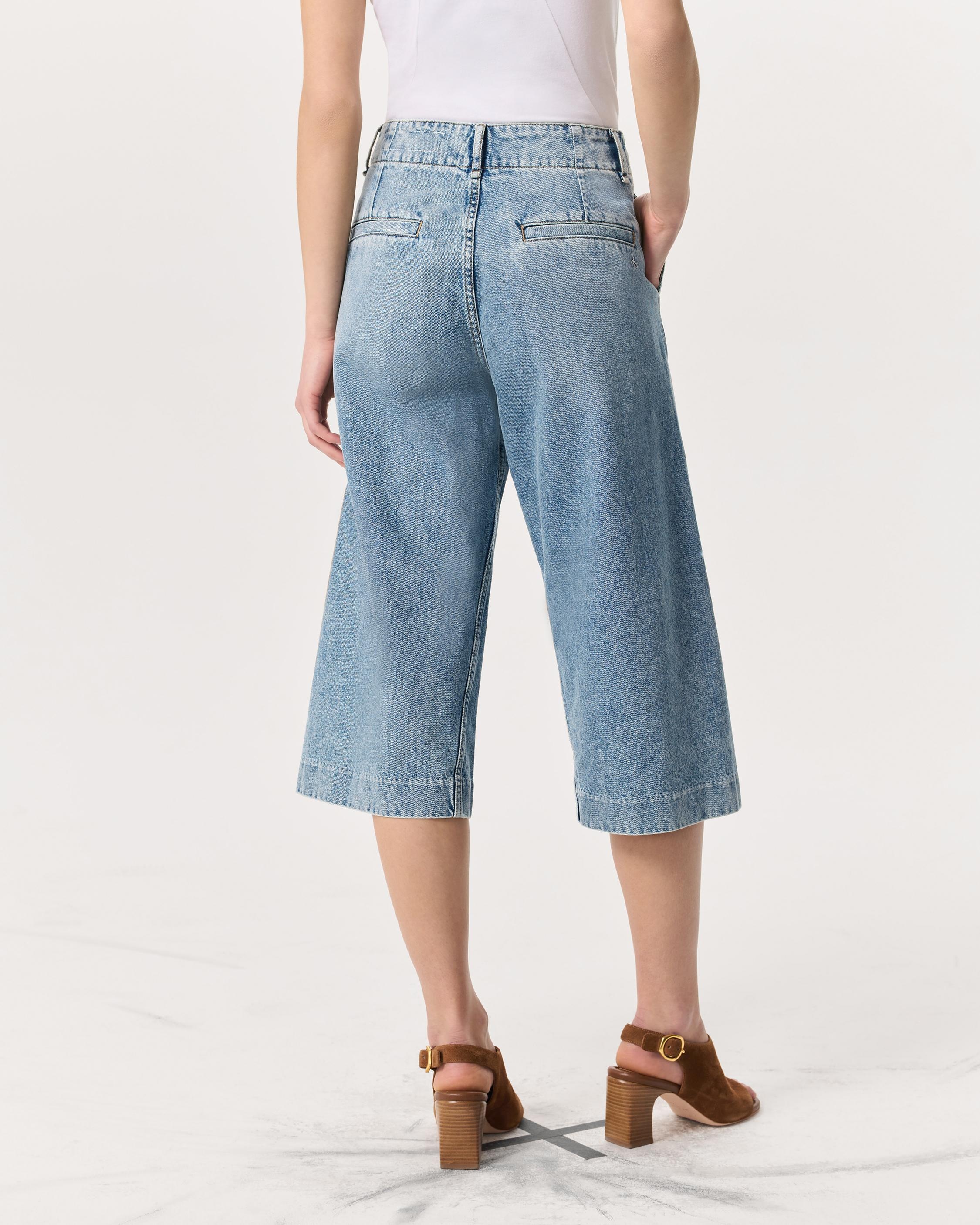 Tailored Jamie Denim Culotte
Lightweight Rigid Denim - 5