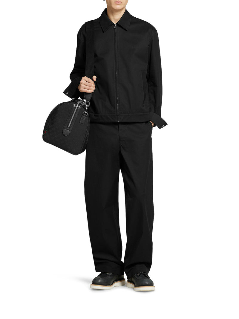 Gucci Men Cotton Twill Trousers With Web Detail - 2