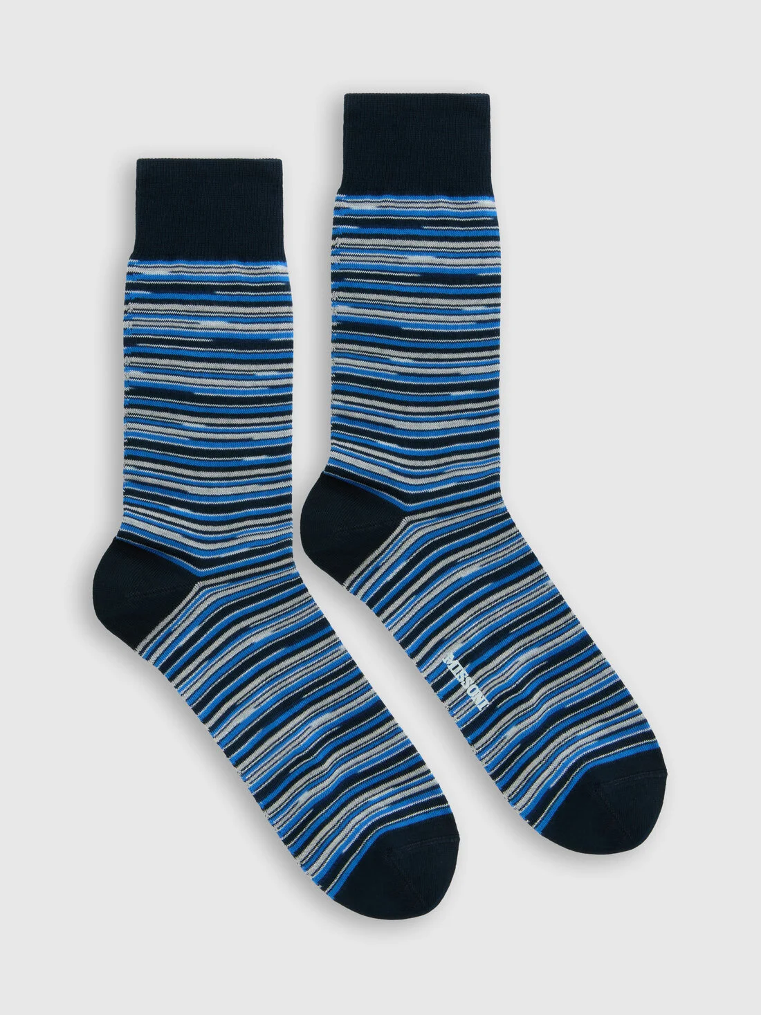 Mid-length cotton-blend socks - 1