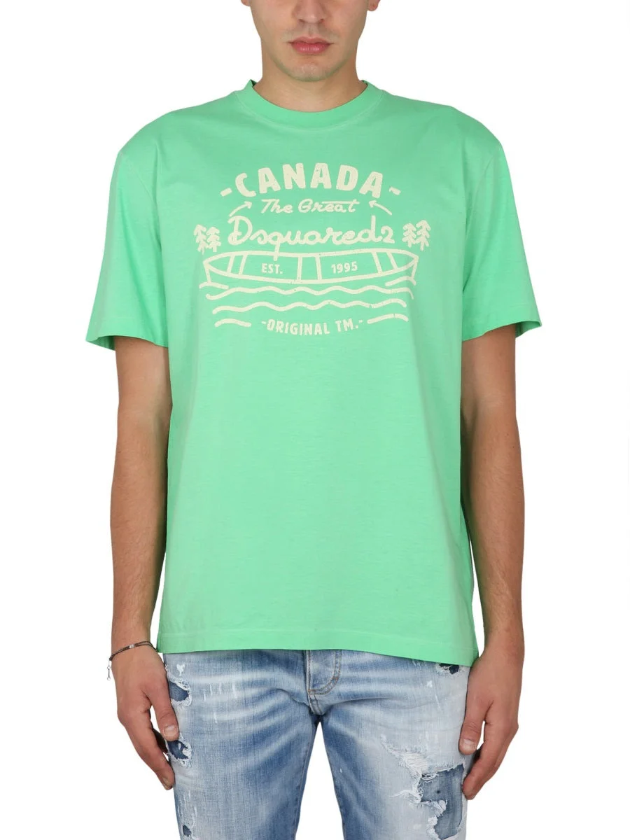 Dsquared Men Logo Print T-Shirt - 1