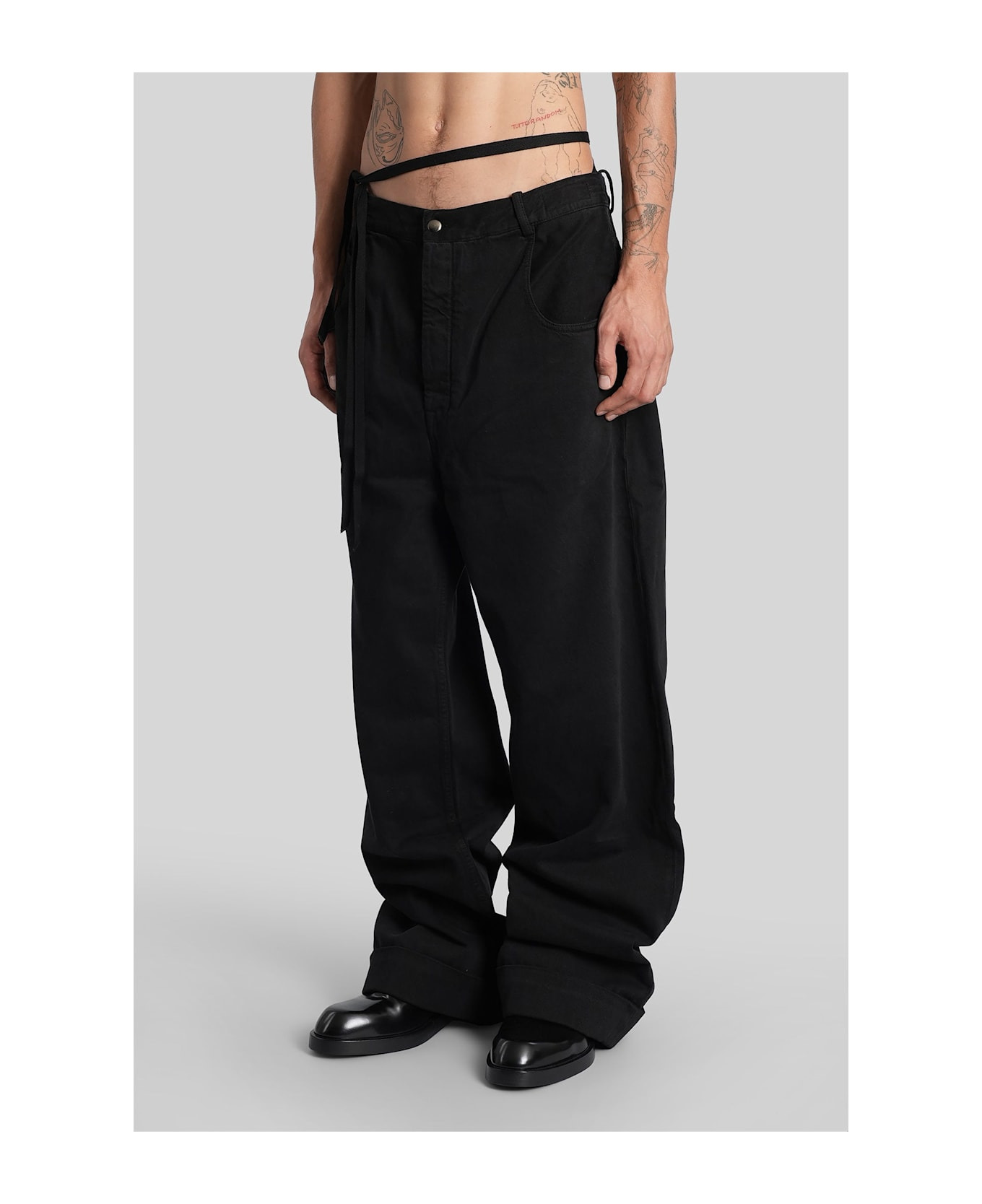 Michael Jeans In Black Cotton - 4