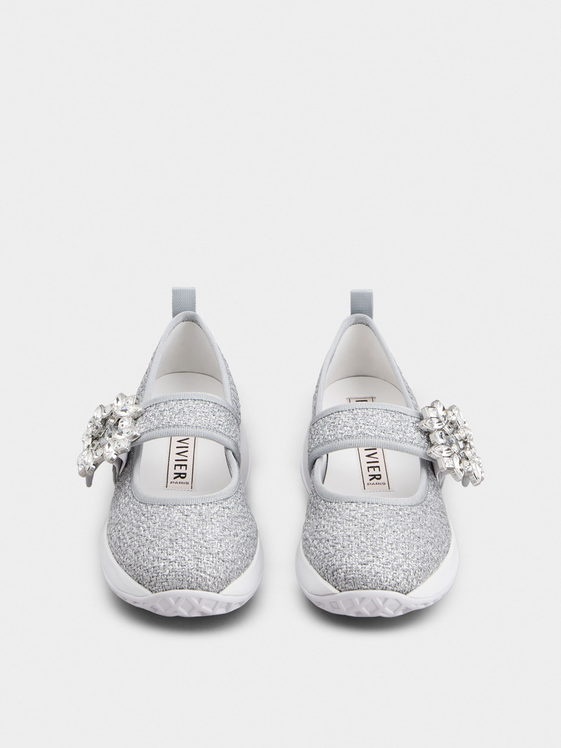 Viv' Run Babies Sneakers in lurex 7