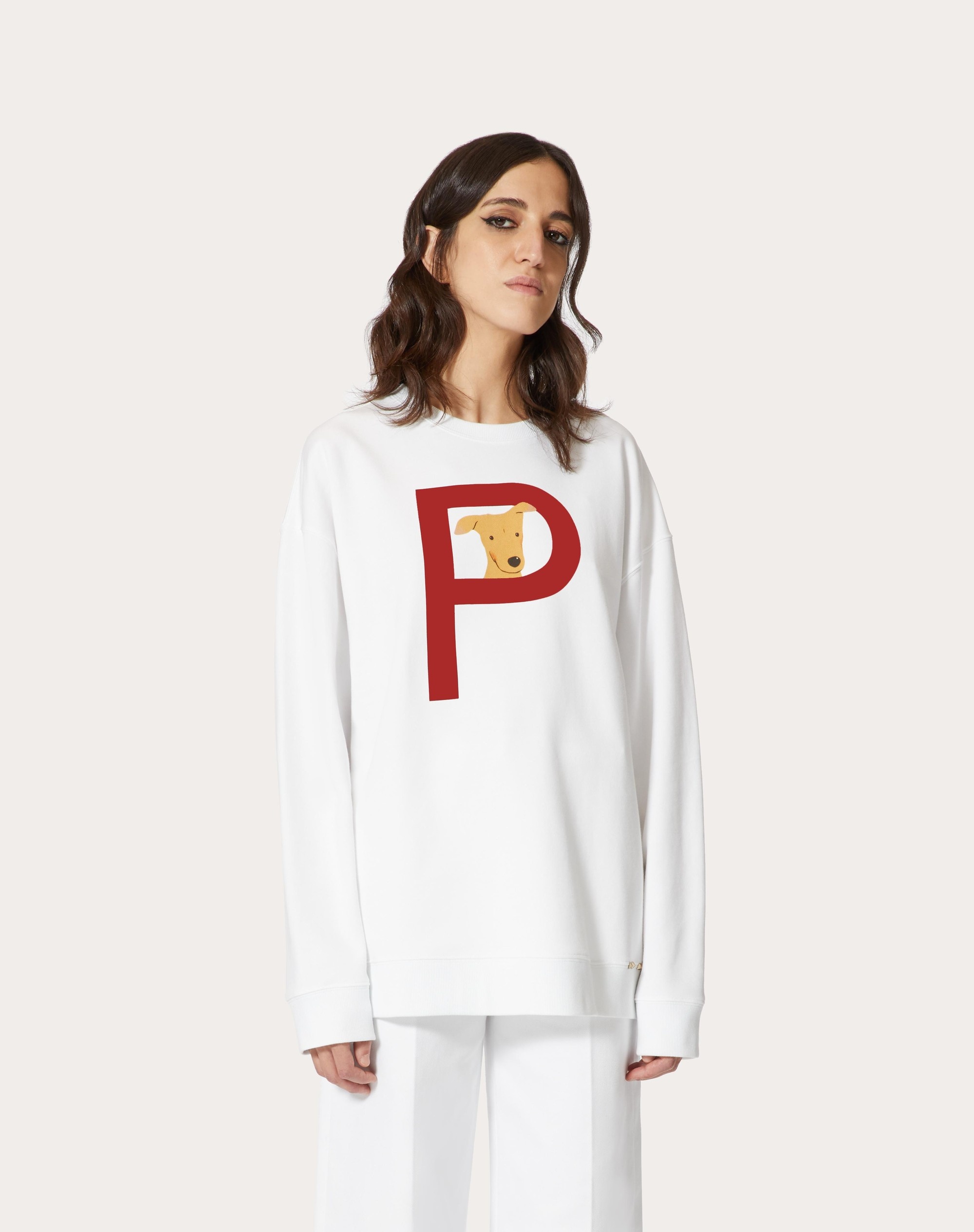 VALENTINO GARAVANI ROCKSTUD PET CUSTOMISABLE UNISEX CREWNECK SWEATSHIRT - 4