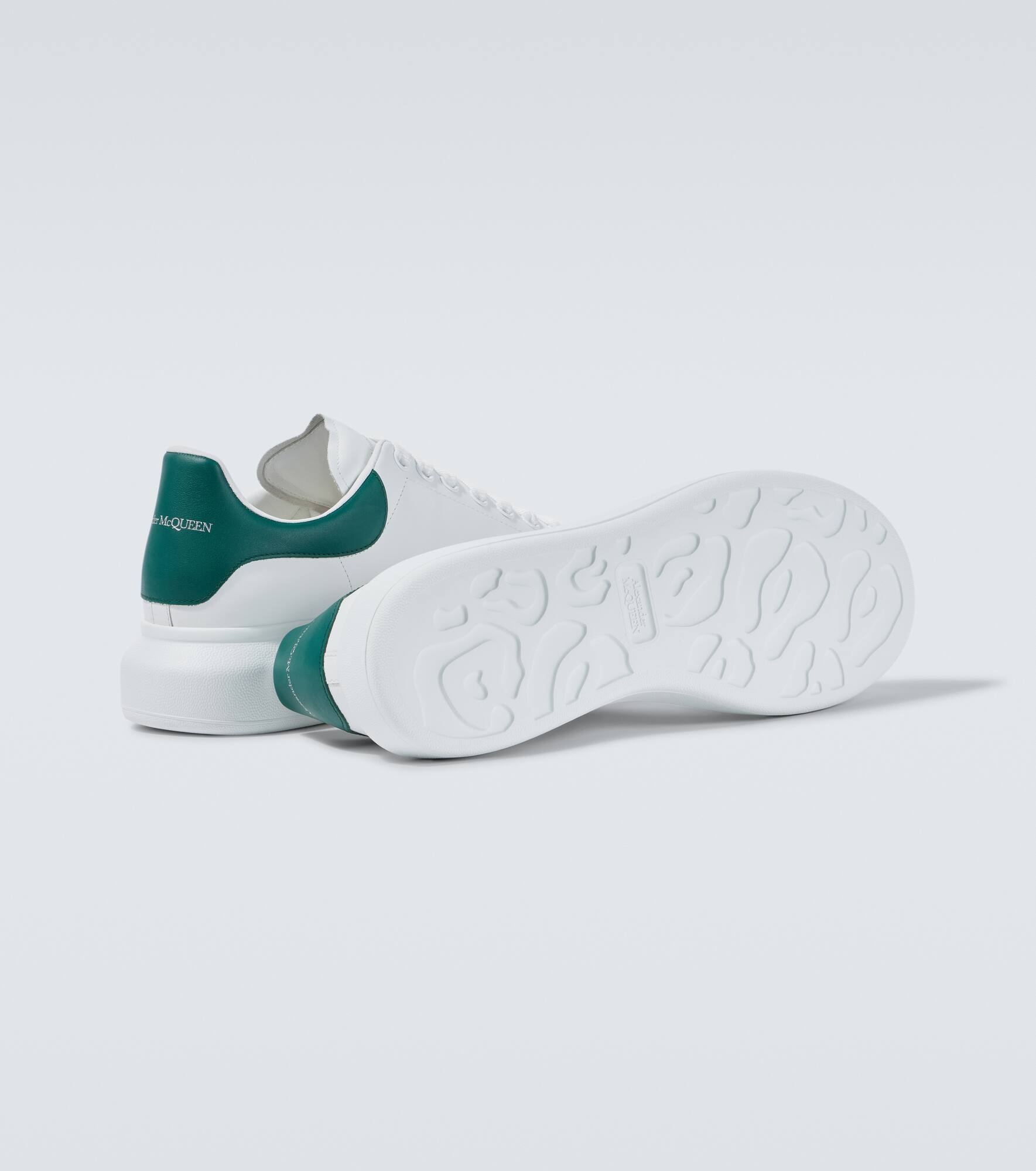 Oversized leather sneakers - 7
