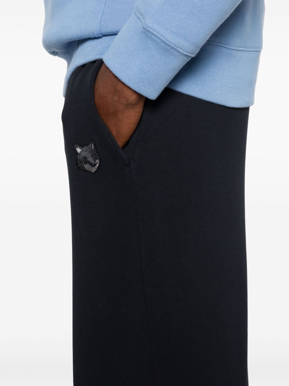 fox-patch track pants - 5