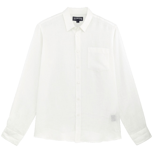 Men Linen Shirt Solid - 1