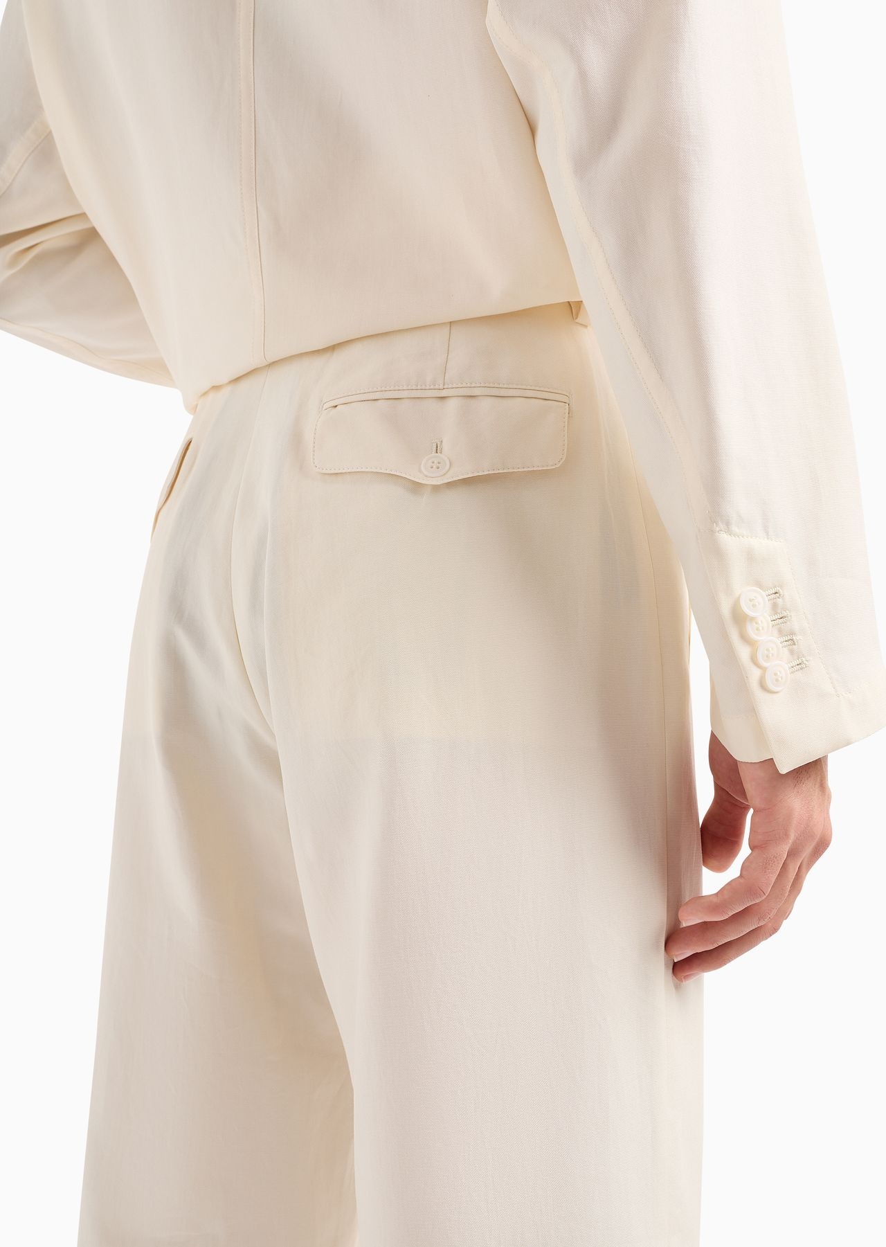 Single-breasted cotton suit - 7