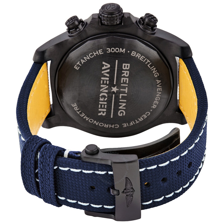 Breitling Super Avenger Night Mission Chronograph Automatic Chronometer Blue Dial Men's Watch V13375 - 3