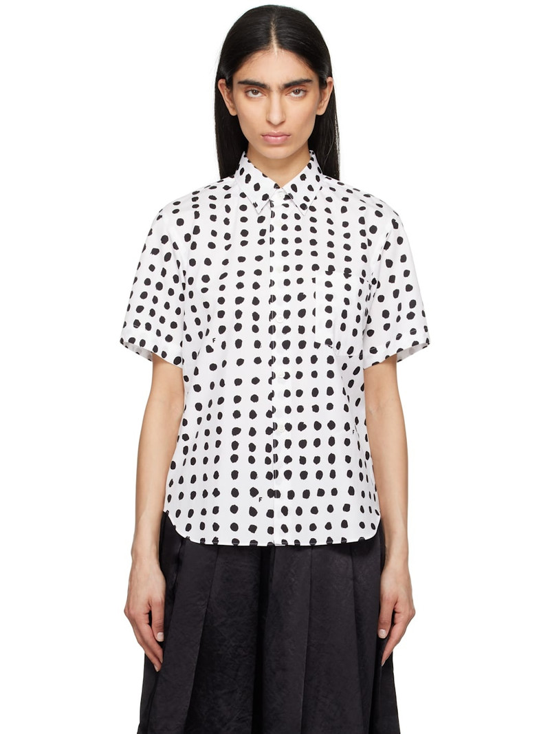 White Short Sleeve Shirt - 1