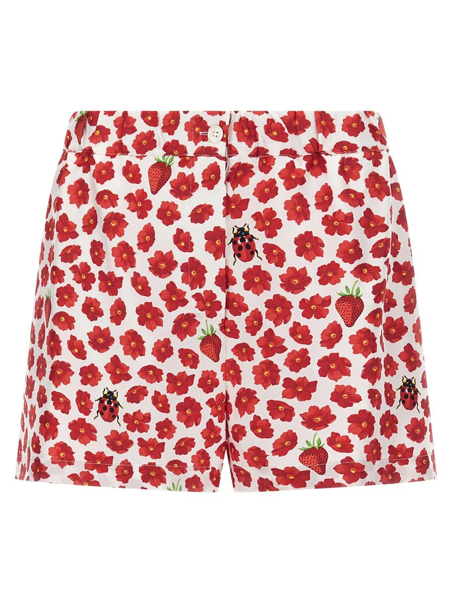 Versace 'Strawberry Garden' Shorts - 1