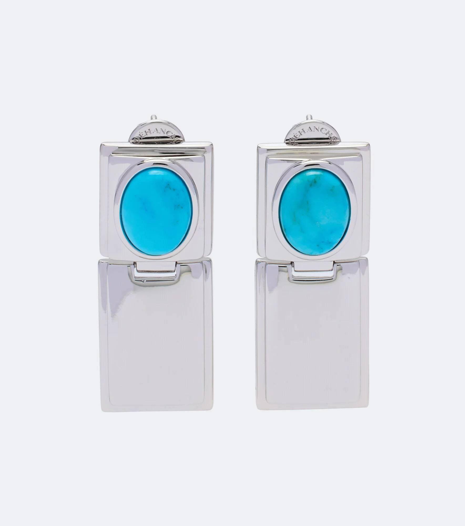 Embellished pendant earrings - 1