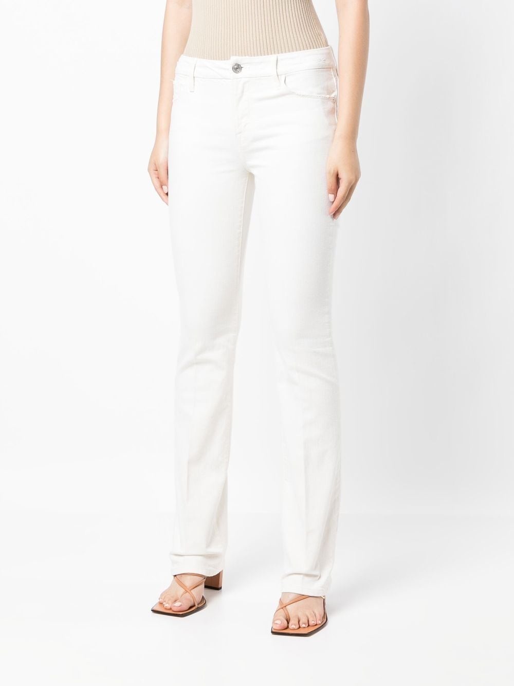 mid-rise bootcut jeans - 3