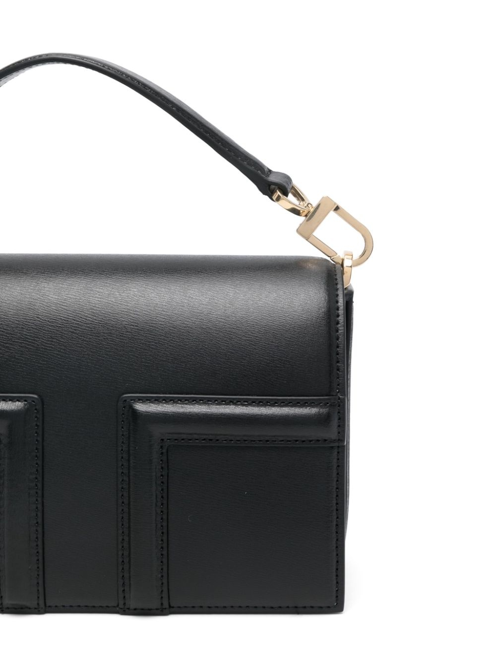 T-Flap leather mini bag - 4