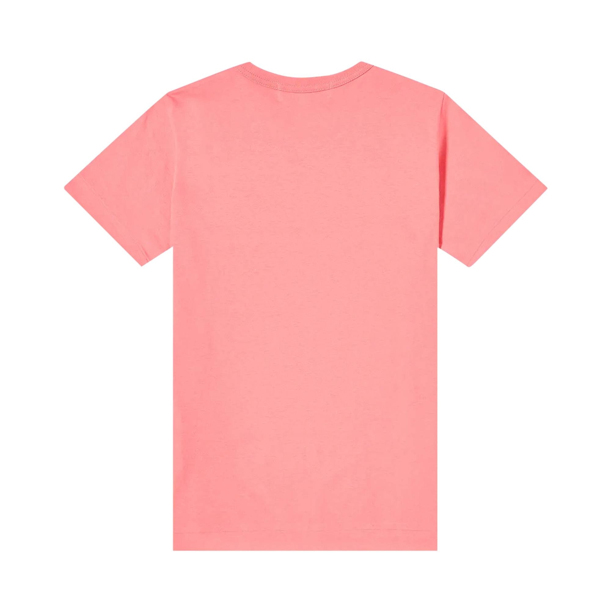 Comme des Garçons PLAY Basic Heart Logo T-Shirt 'Pink' - 2