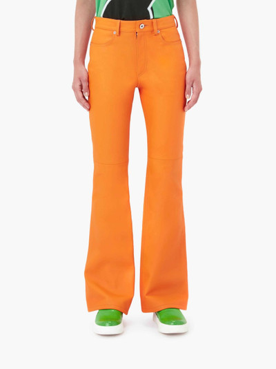 JW Anderson BOOTCUT LEATHER TROUSERS outlook