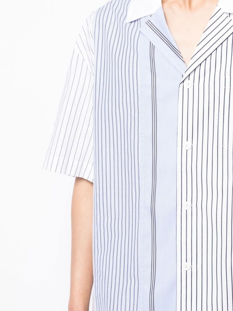 short-sleeve striped shirt - 5