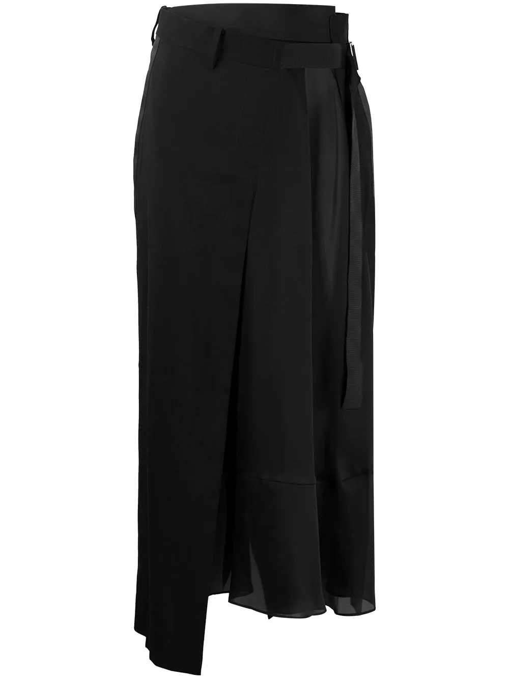 slit panelled skirt - 1