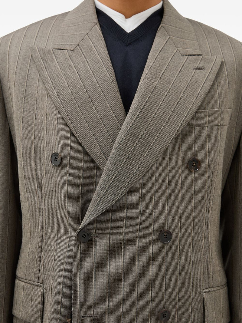 pinstripe wool boxy blazer 4