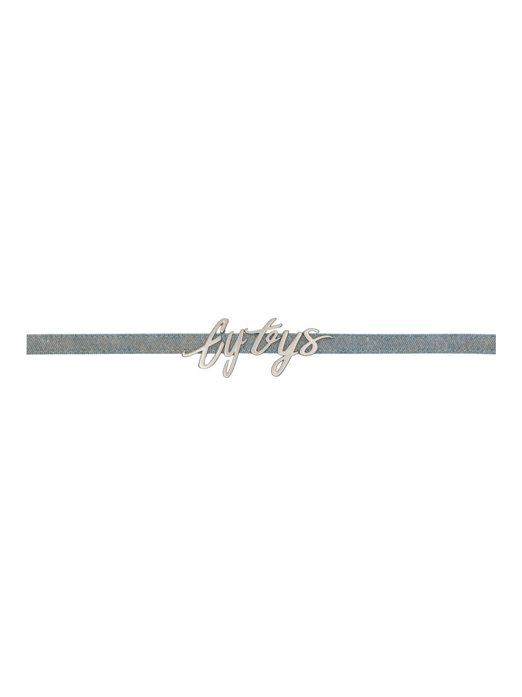 Blue Script Belt - 2