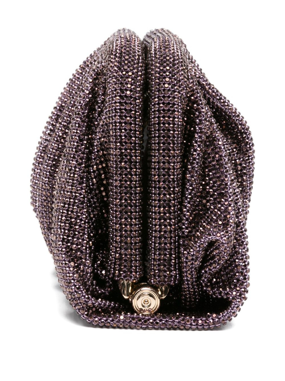 beaded pleated clutch bag - 4